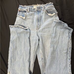 Abercrombie & Fitch The 90’s Straight Ultra High Rise